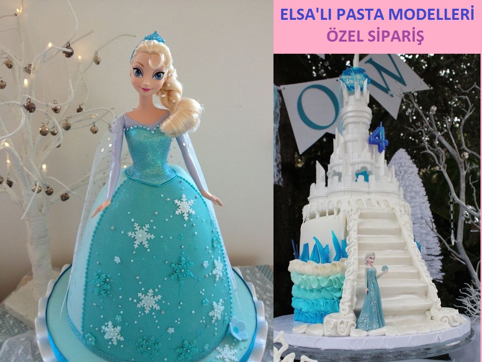 Elsa'lı Özel Pasta Siparişi